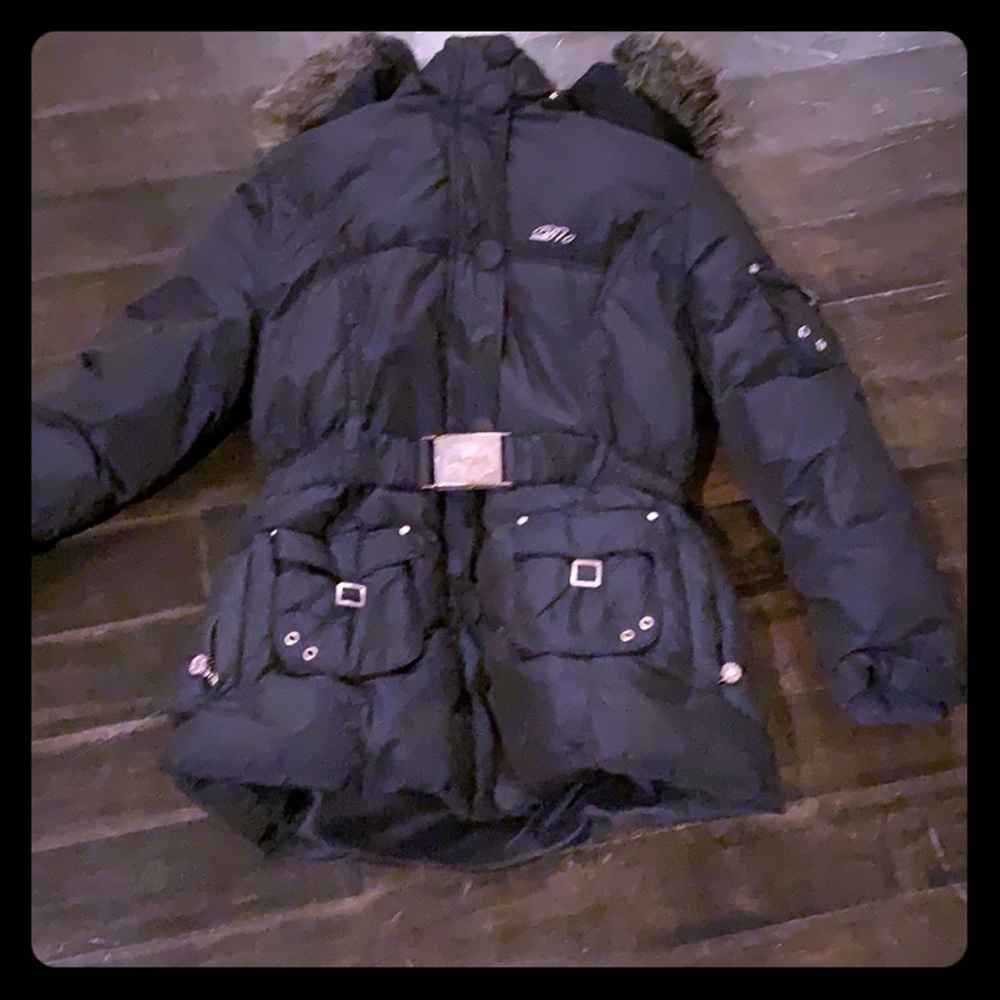 Black Winter Jacket for girls